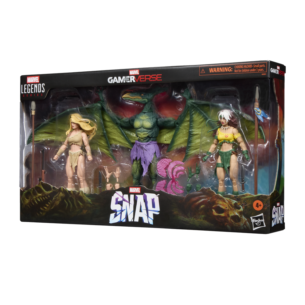 Marvel Legends Series Gamerverse Marvel SNAP Savage Land 3-Pack