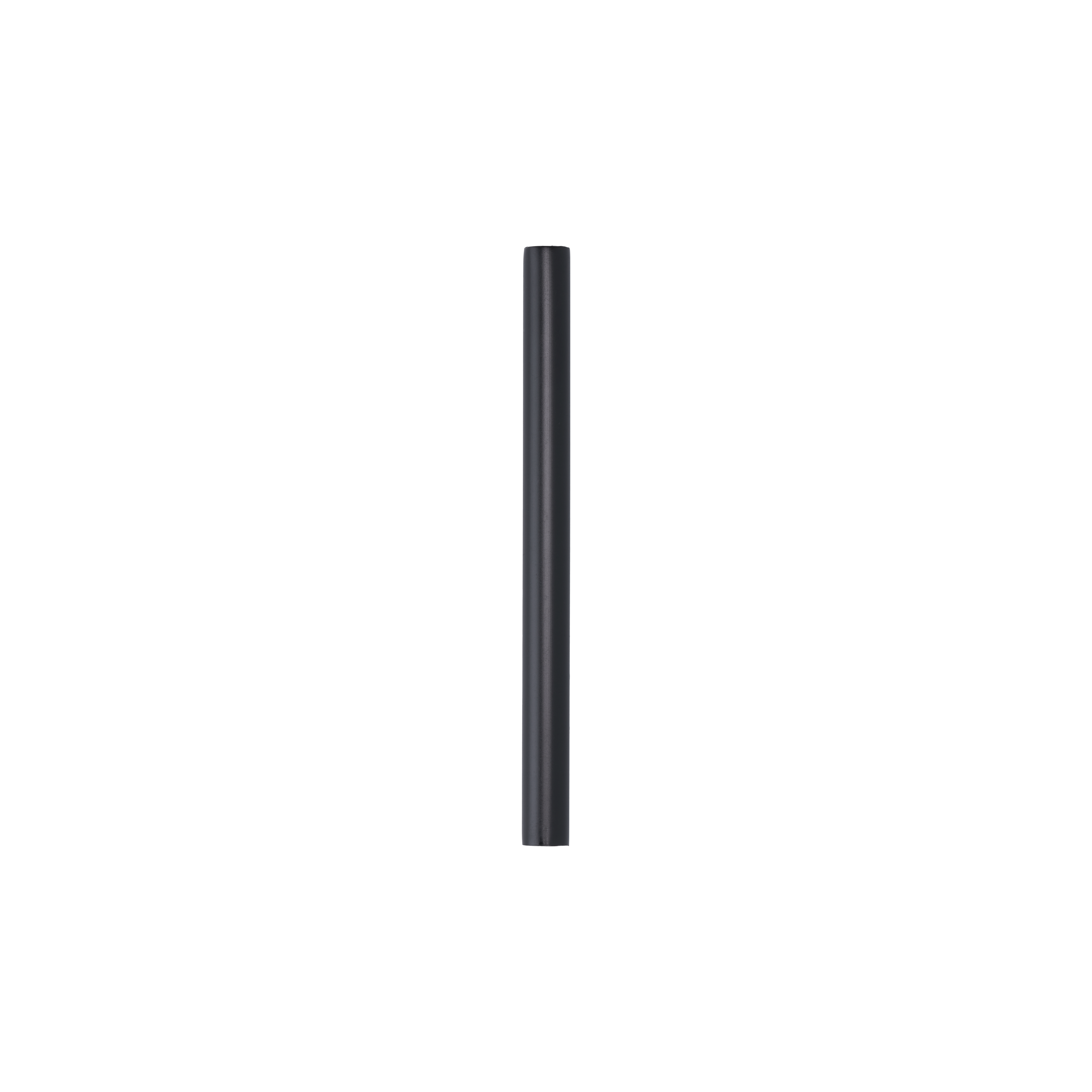 Owala Replacement Kids Flip Straw in Very, Very Dark; single short solid black straw