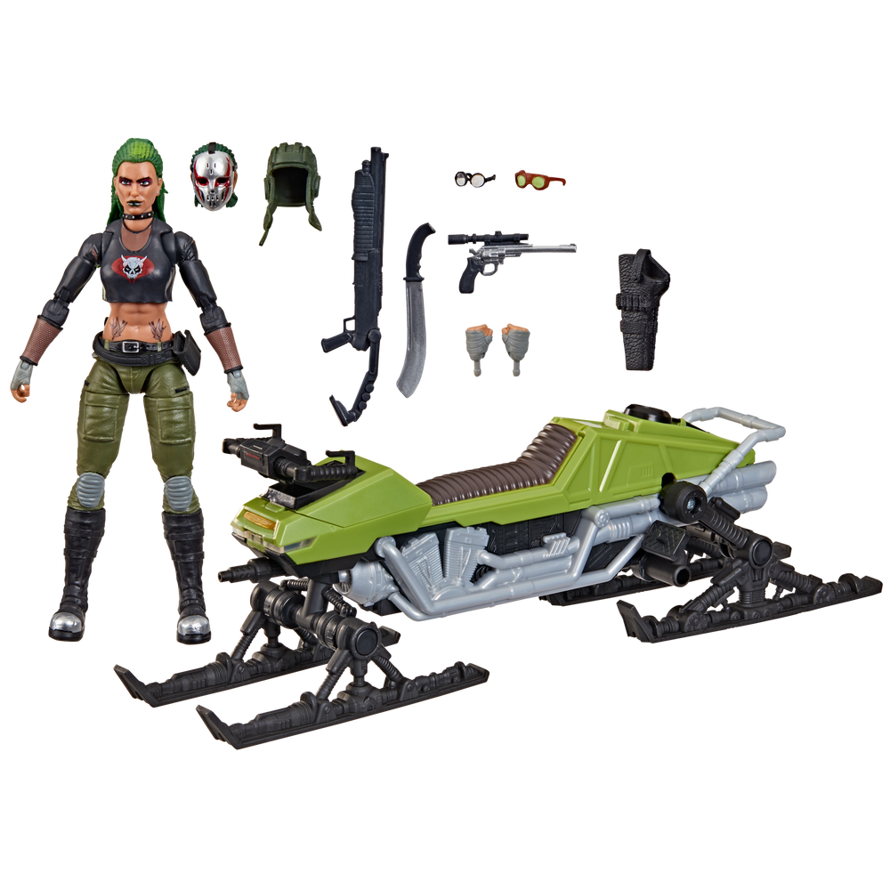 G.I. Joe Classified Series #194, Zanya and Dreadnok Chameleon (Swamp Skier) Vehicle