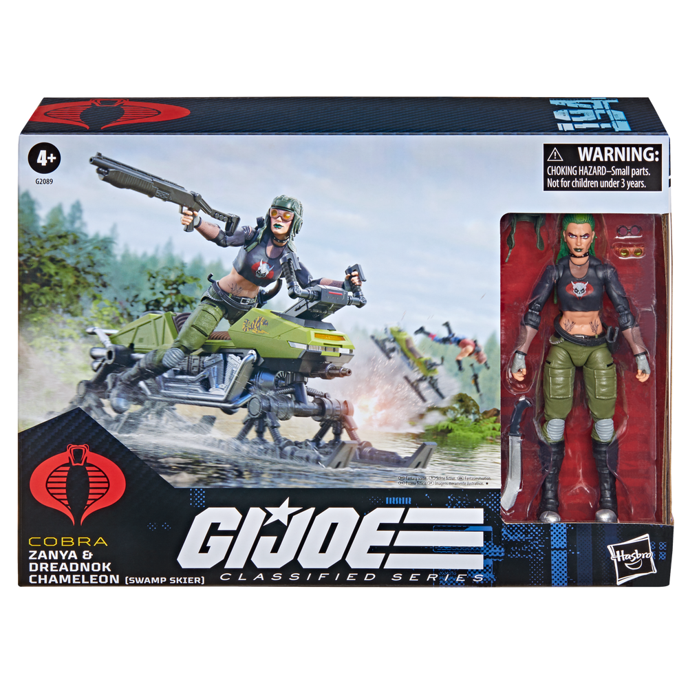 G.I. Joe Classified Series #194, Zanya and Dreadnok Chameleon (Swamp Skier) Vehicle