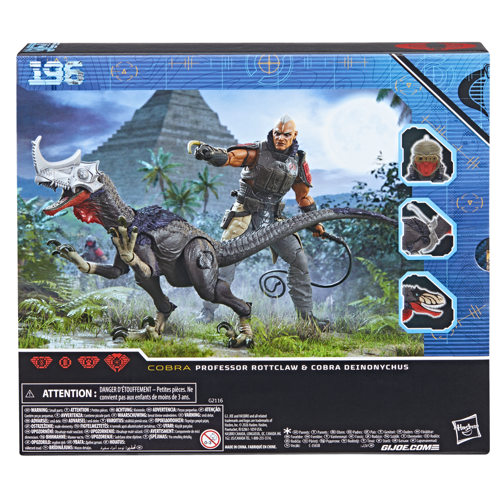 G.I. Joe Classified Series #196, Professor Rottclaw & Cobra Deinonychus