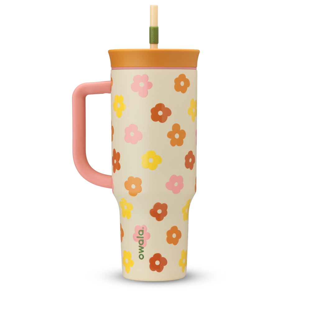 Owala 40oz Tumbler in Petals for Peace