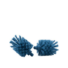 2-in-1 Bottle Brush replacement brush heads, medium blue; pair of two scrub heads